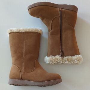 EUC Ugg Boots Faux Cat & Jack Tall Fur Lined Boots 13